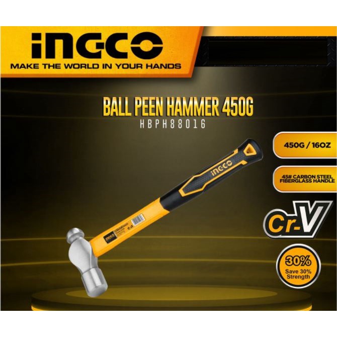 Đồ nghề ingco búa đầu tròn hbph88016 - hbph88024 - hbph88032 - hbph88048