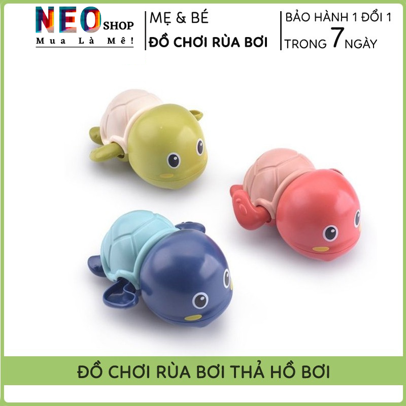 Đồ Chơi Rùa Con Mini Thả Hồ Bơi Cho Bé Chạy Dây Cót - An Toàn Cho Bé