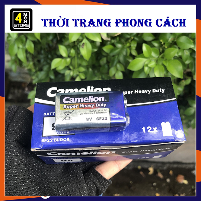 ⚡ pin 9v camelion hộp 12 viên - pin 9v vuông camelion ⚡