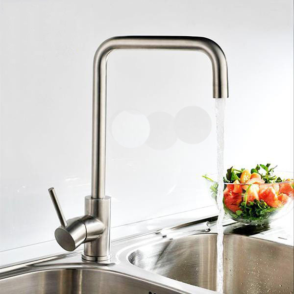 Vòi Rửa Chén Bát Nóng Lạnh L02 INOX 304 Cao Cấp tặng 2 dây cấp