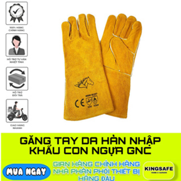 GĂNG TAY DA HÀN CON NGỰA GNC NHẬP KHẨU , CHỐNG TIA LỬA ( 1 ĐÔI )