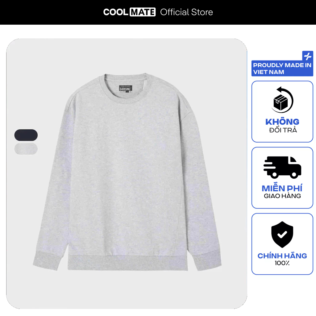 [OUTLET - KHÔNG ĐỔI TRẢ]Áo Sweater Oversize 100% Cotton Coolmate