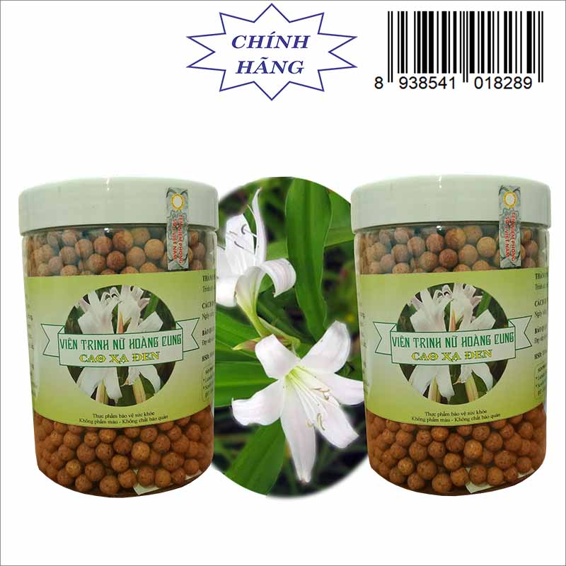 Viên trinh nữ hoàng cung 1KG (2 hộp) - Tặng 100G viên nghệ mật ong