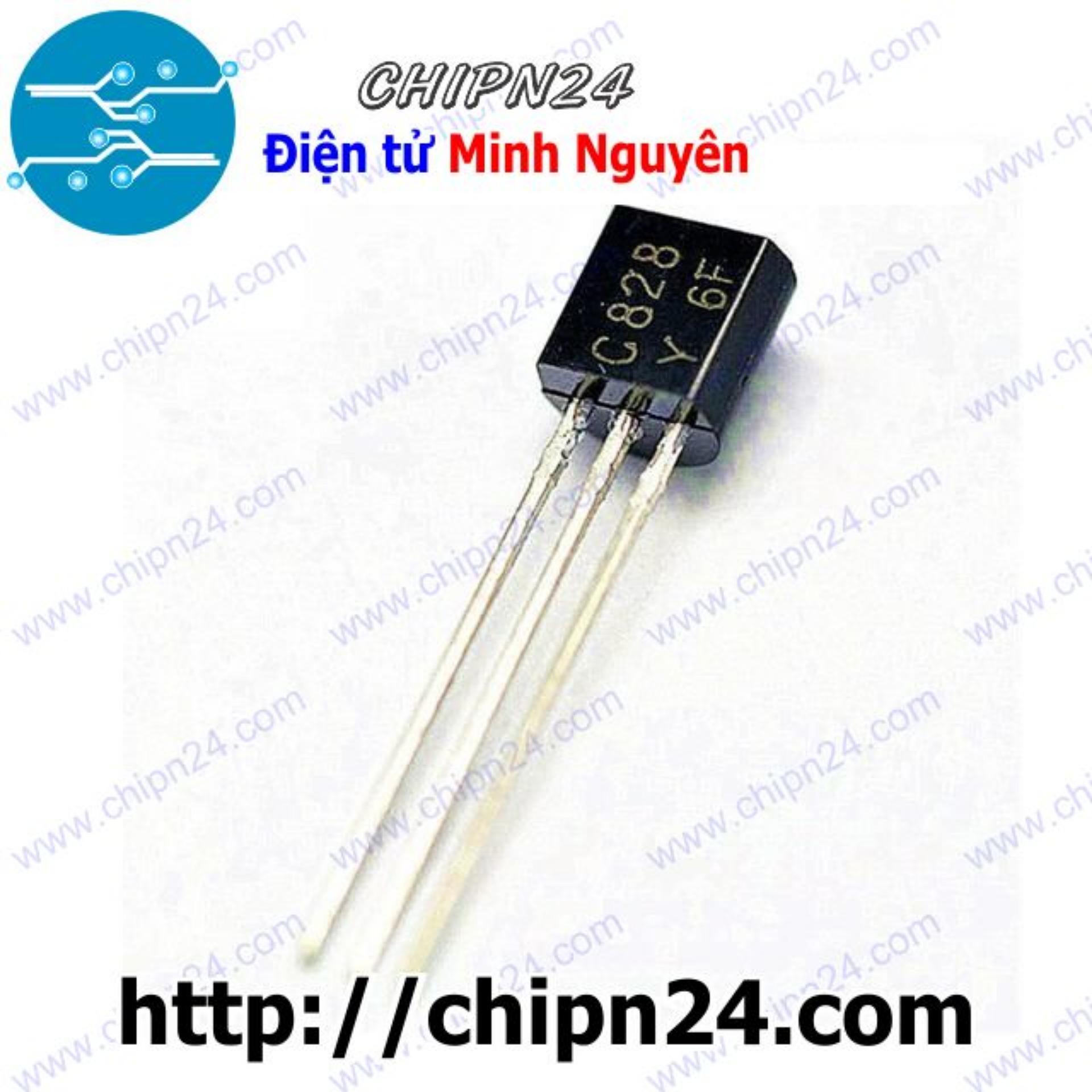 [25 con] (KT1) Transistor C828 TO-92 NPN 100mA 25V (2SC828 828)