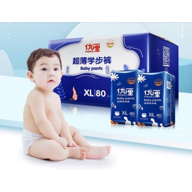 Bỉm Youli quần đủ size M44/L42/XL40