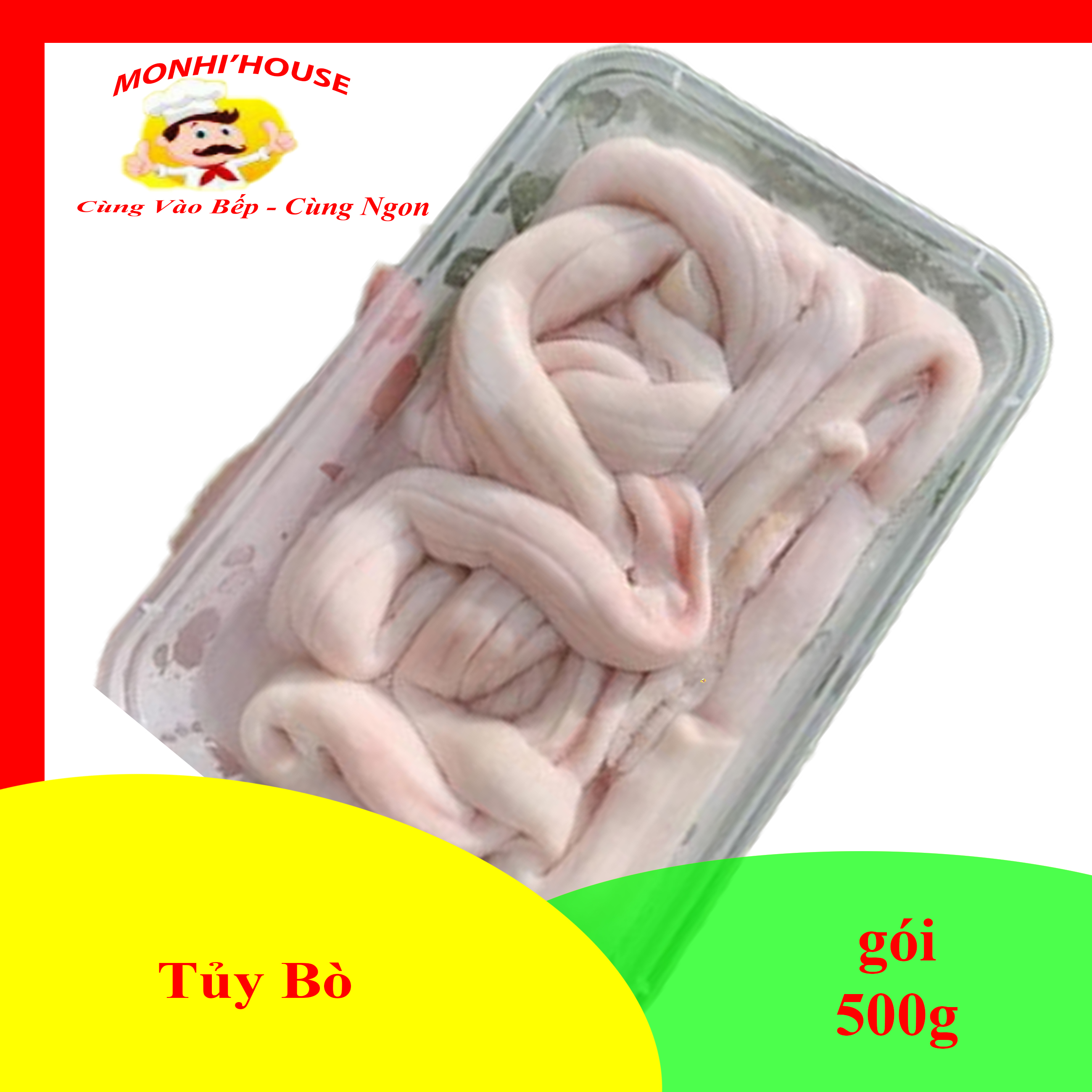 1kg tủy bò tươi ngon, đóng hộp / 500g_ ship hỏa tốc hcm