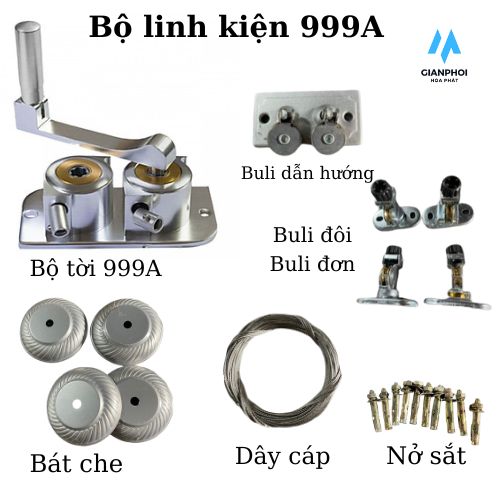 Bộ linh kiện giàn phơi thông minh 999a