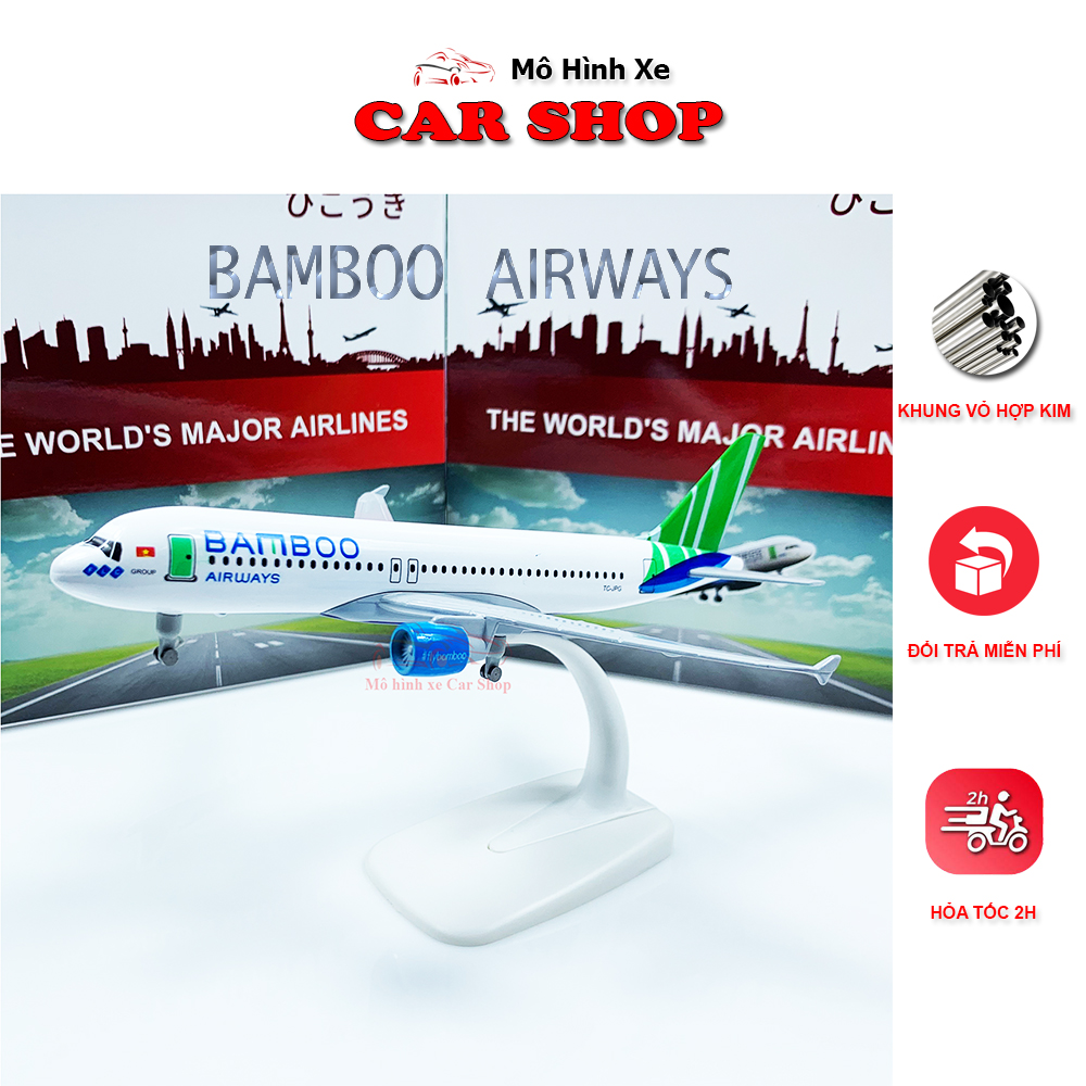 Mô hình máy bay Bamboo Airways 20cm và 16cm