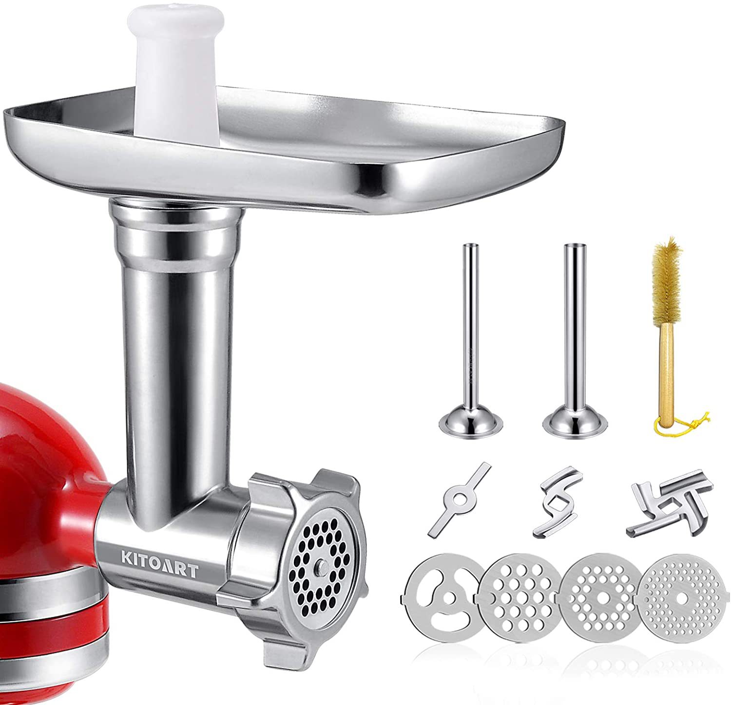 Kitchenaid Phụ Kiện Máy Đầu Bếp Metal Grinder Bộ Bánh Mì Thịt THUỐC XỔ