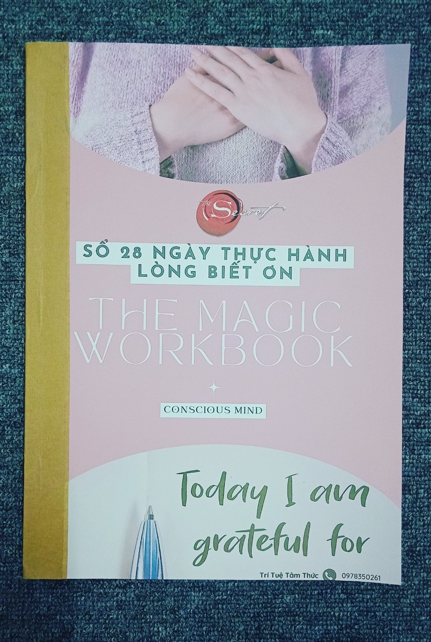 Sổ tay 28 ngày thực hành phép màu - lòng biết ơn - the magic workbook - sổ a4 33 trang
