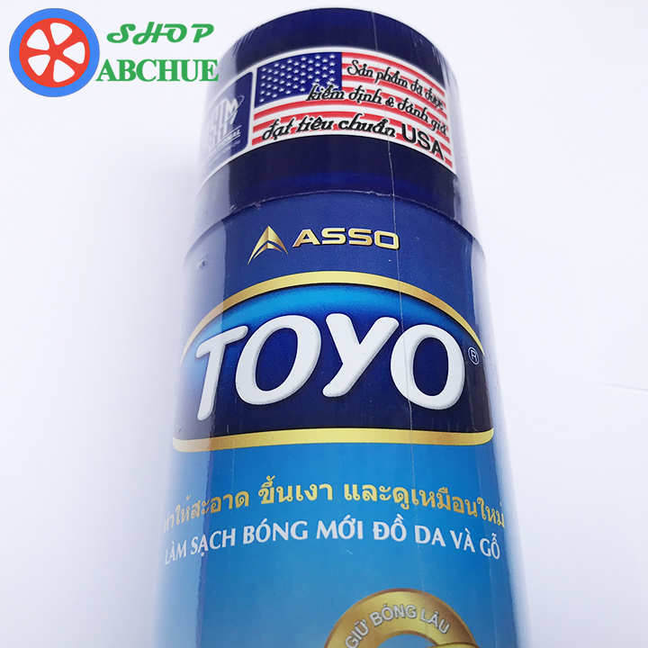 Chai Xịt Toyo Làm Sạch, Bóng, Mới Đồ Da, Gỗ, Nhựa 500ml