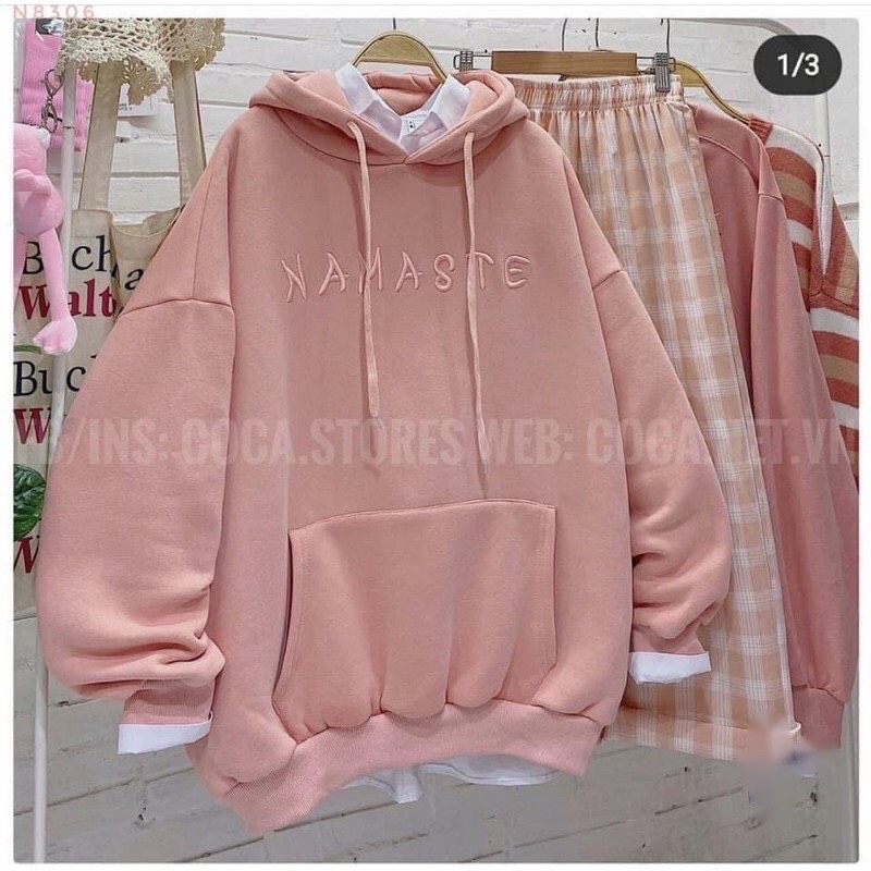 Áo hoodie NAMASTE