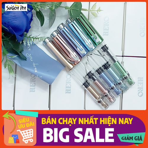 Bút Máy Luyện Chữ T09, Ngòi Kim Tinh Lá Tre ,Tạo Nét Thanh Đậm Tự Nhiên,Ngòi Không rỉ -  Bút Máy Sài Gòn