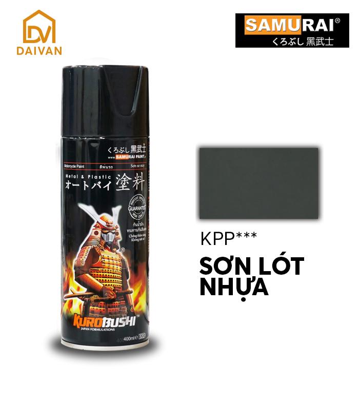 Chai sơn Samurai KPP sơn lót dành cho nhựa nhám, nhựa đen