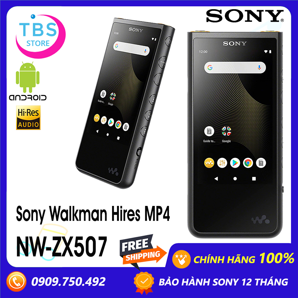 Máy nghe nhạc mp4 hires sony nw-zx507 - hàng chính hãng - bảo hành 12 tháng