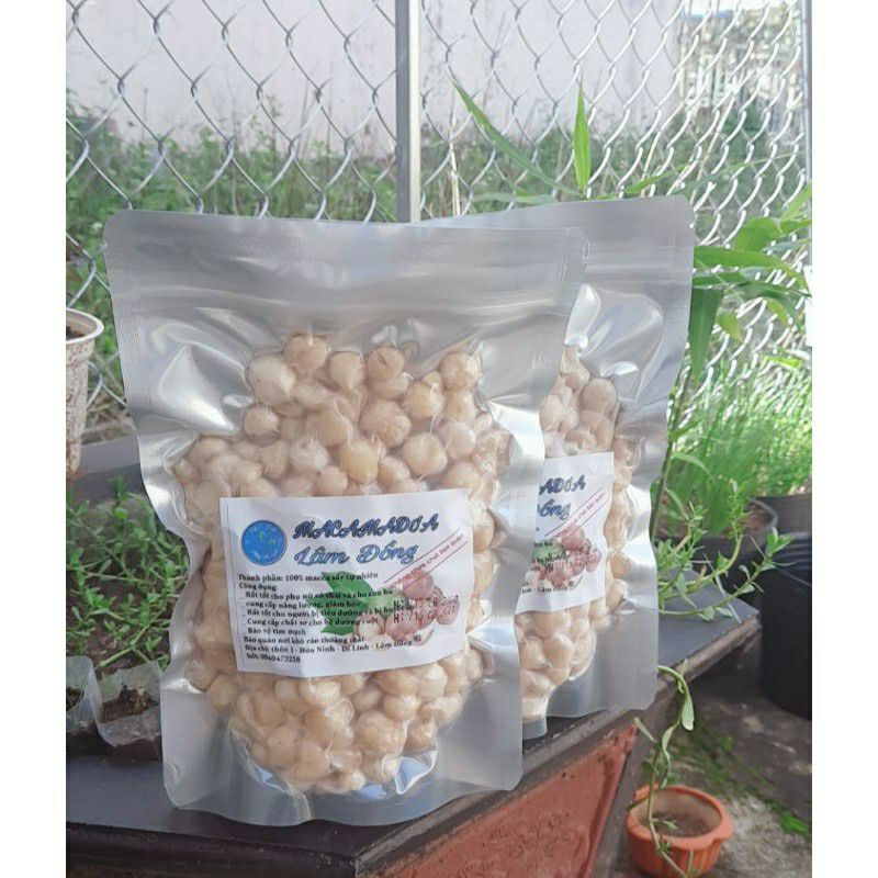 500g Nhân macca đã sấy chín loại bể 500g
