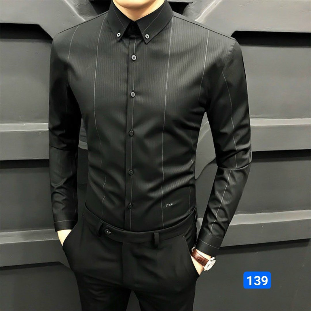 [Flash Sale 50%]áo sơ mi nam cao cấp kate lụa siêu mềm mại cao cấp MẪU MỚI NHẤT M139 AN NHIÊN STORE hàng hiệu chuẩn shop phong cách trẻ trung hàn quốc AN NHIÊN STORE0225