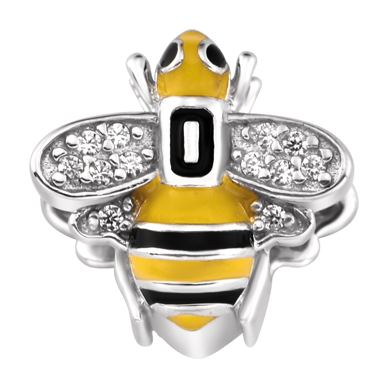 HẠT CHARM XỎ DIY PNJSILVER HÌNH CON ONG VÀNG 00XMZ060004