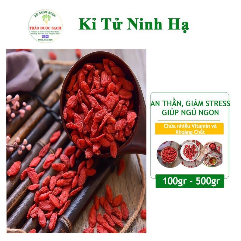 Kỷ tử ninh hạ trái ngọt Cải thiện và tăng cường chức năng miễn dịch, đề kháng chống lại bệnh tật của cơ thể 100g