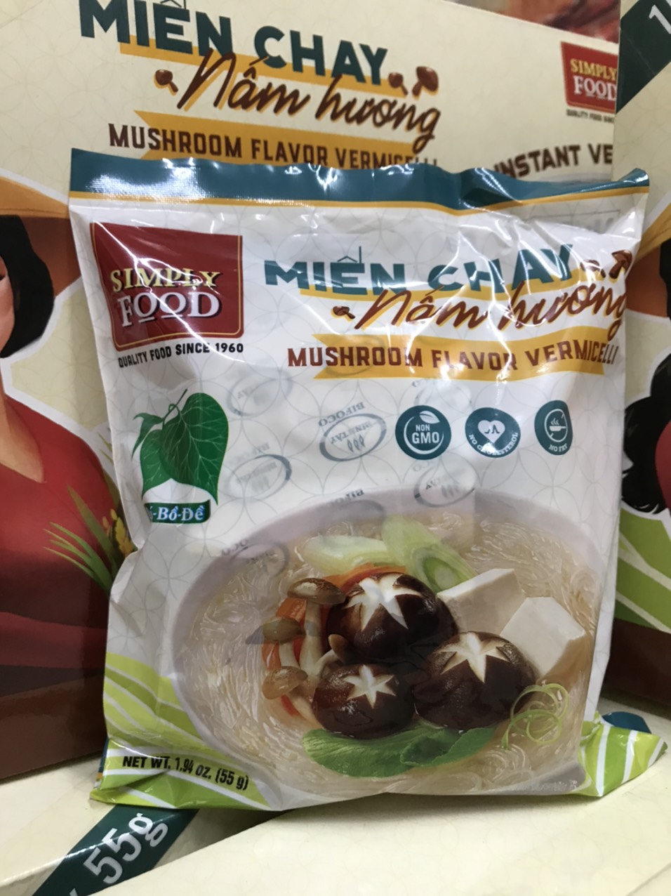 Miến chay Nấm Hương gói (15 gói/ thùng) - Vermicelli