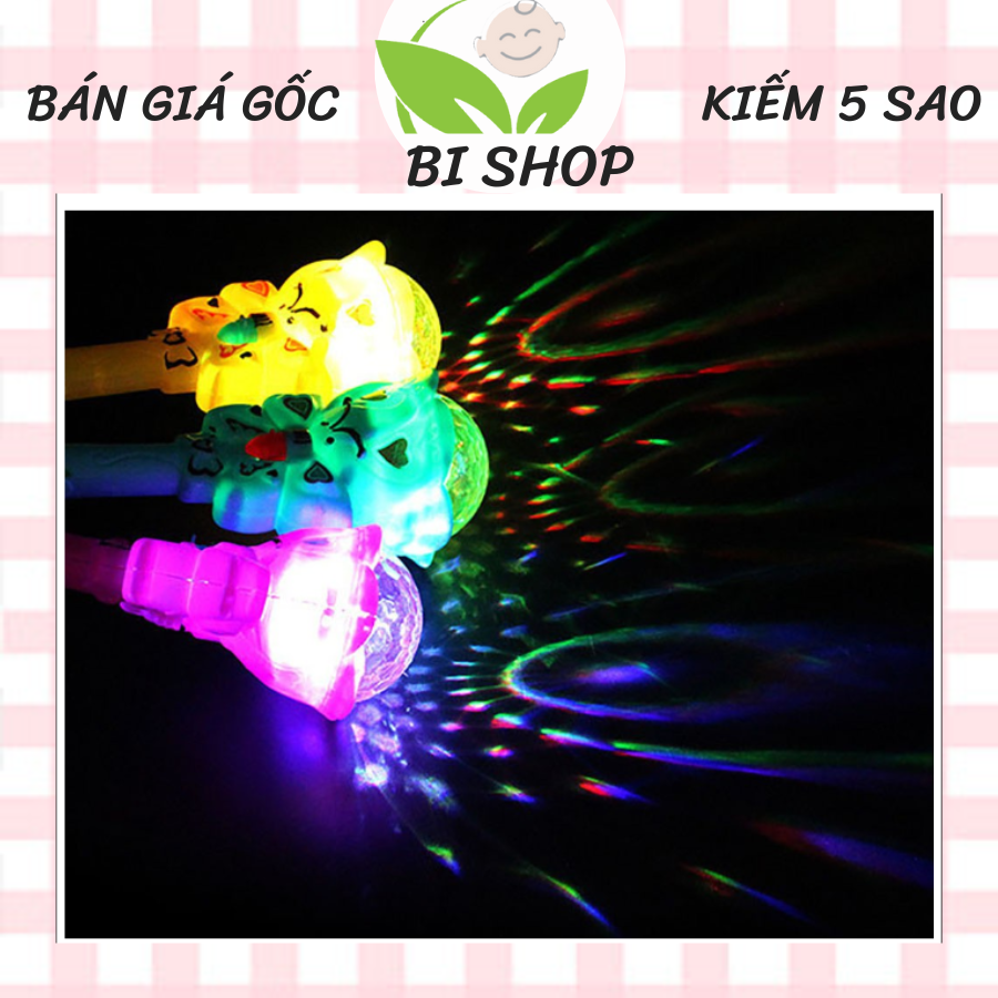 Đồ chơi gậy phát sáng chiếu đèn lấp lánh, đèn pin chiếu sao lấp lánh cho bé - BISHOPXM