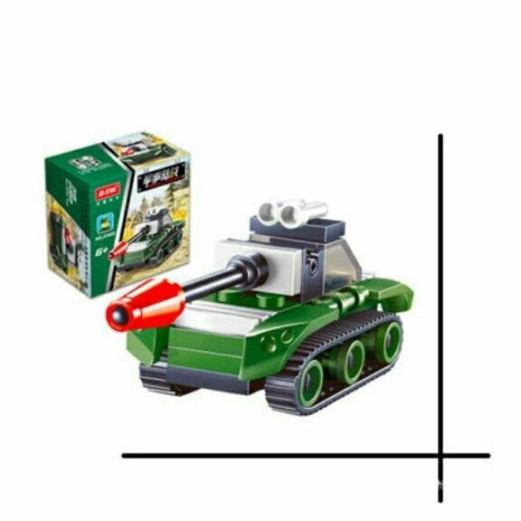 Lego mini Jie Star 23022 - mô hình xe tăng.