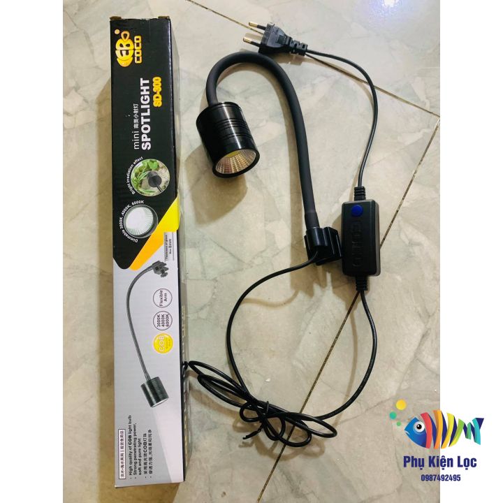 Đèn led rọi coco 3 chế độ màu cho bể cá