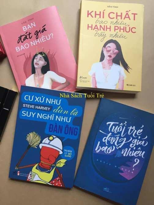 Combo 4 sách: Khí chất bao nhiêu hạnh phúc bấy nhiêu, Bạn đắt giá bao nhiêu, Cư xử như đàn bà suy nghĩ như đàn ông, Tuổi trẻ đáng giá bao nhiêu