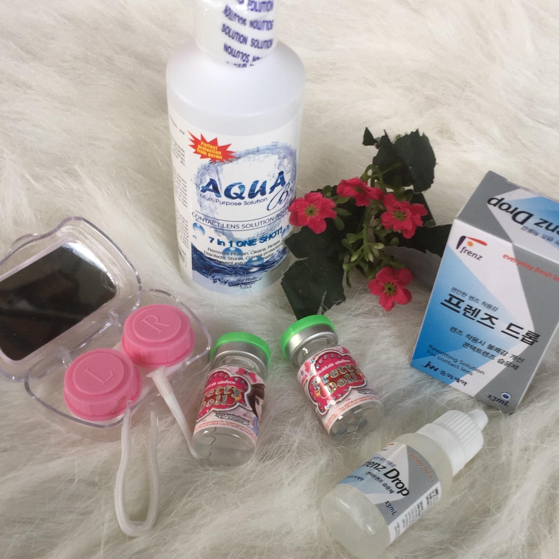 Combol lens không độ màu