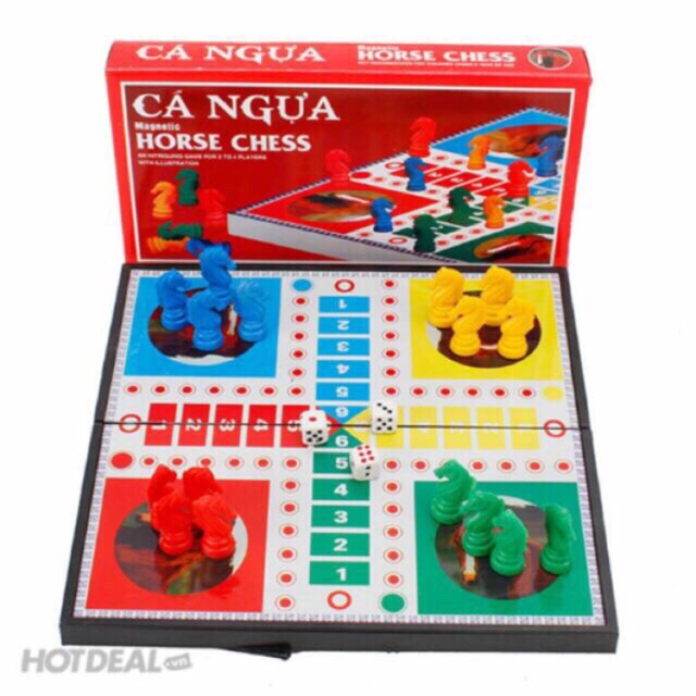 Bộ cờ cá ngựa nam châm siêu bền giá rẻ cỡ 28x28 cm