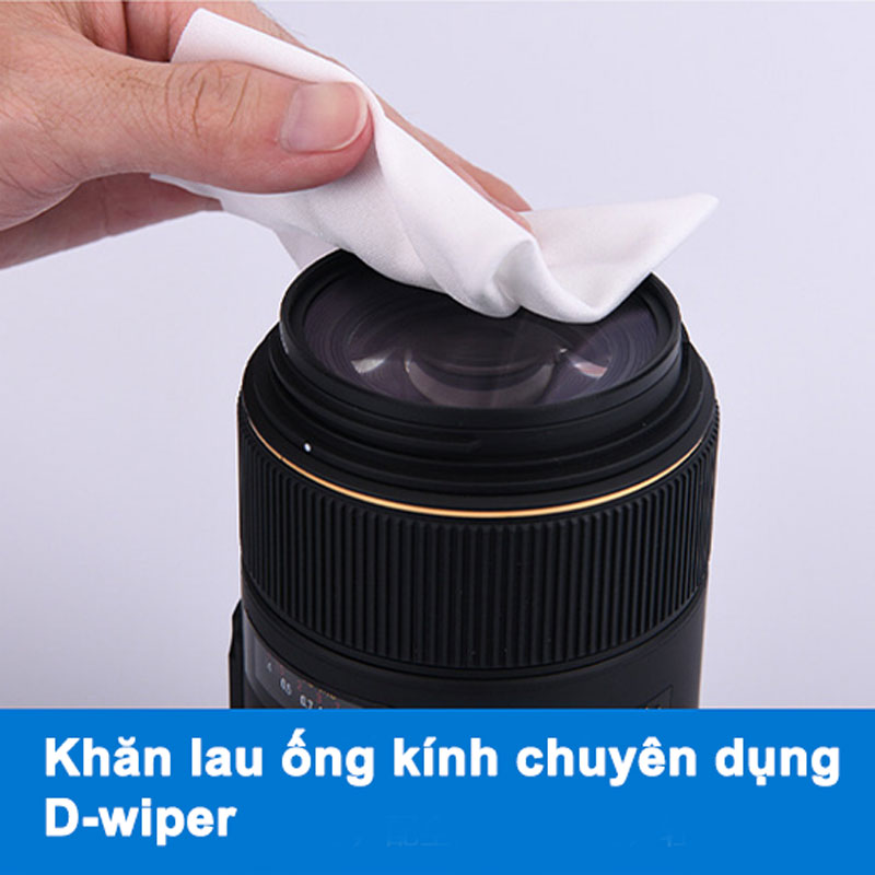 Khăn lau lens D-Wiper chuyên dụng lau ống kính máy ảnh và thiết bị quang học