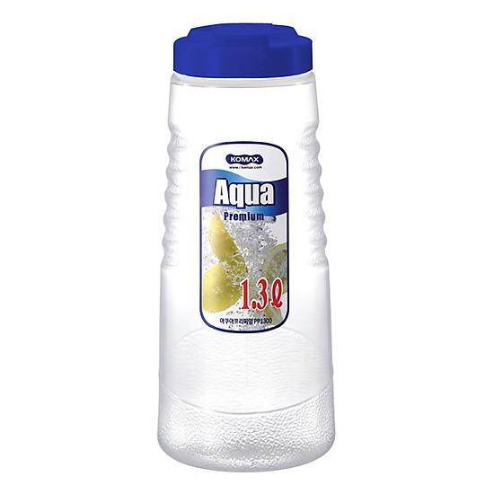 Bình đựng nước Aqua Komax Hàn Quốc 1,3L nhựa PP an toàn sức khỏe chịu nhiệt tốt