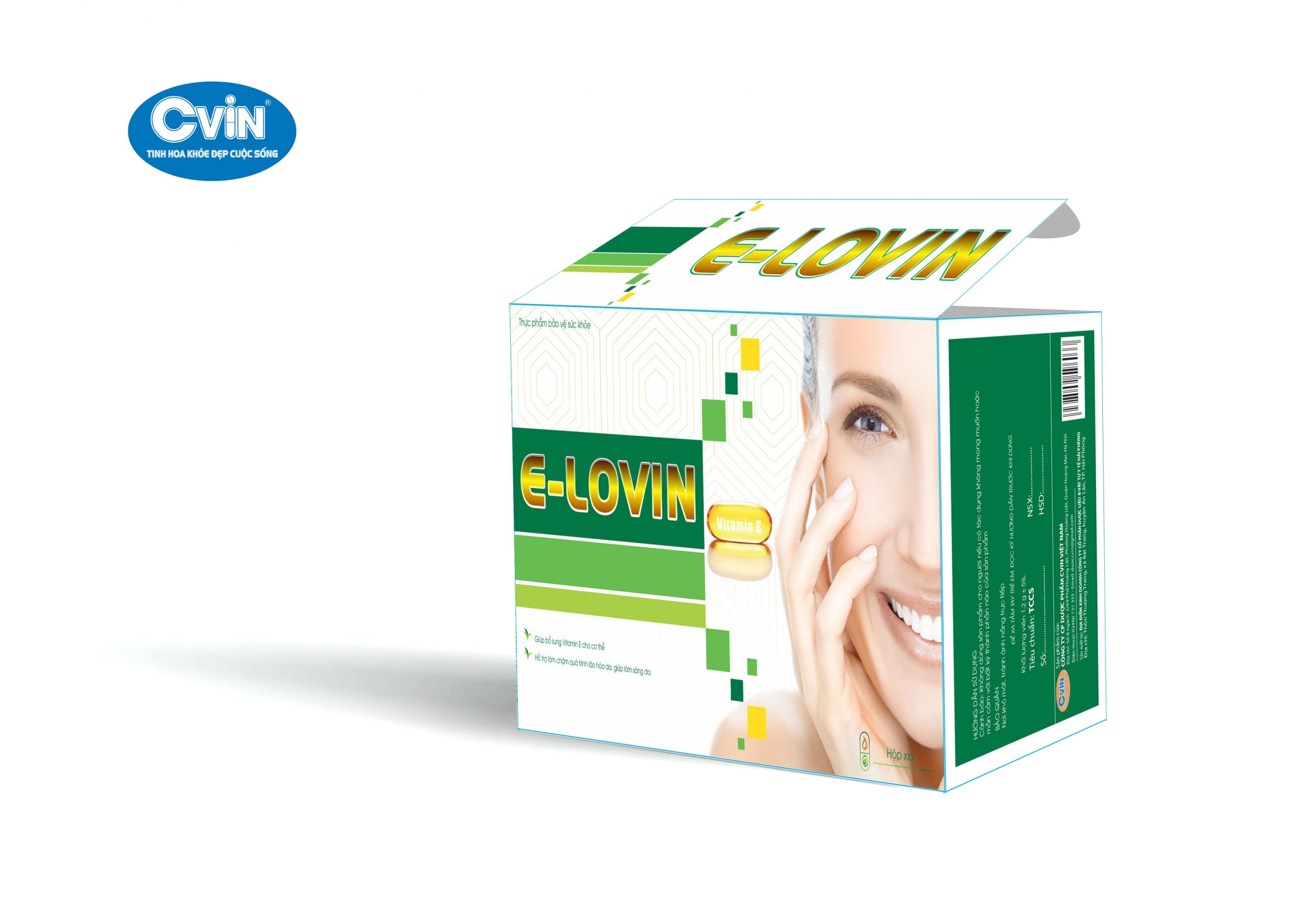 E-lovin bổ sung vitamin e – hộp 30 viên