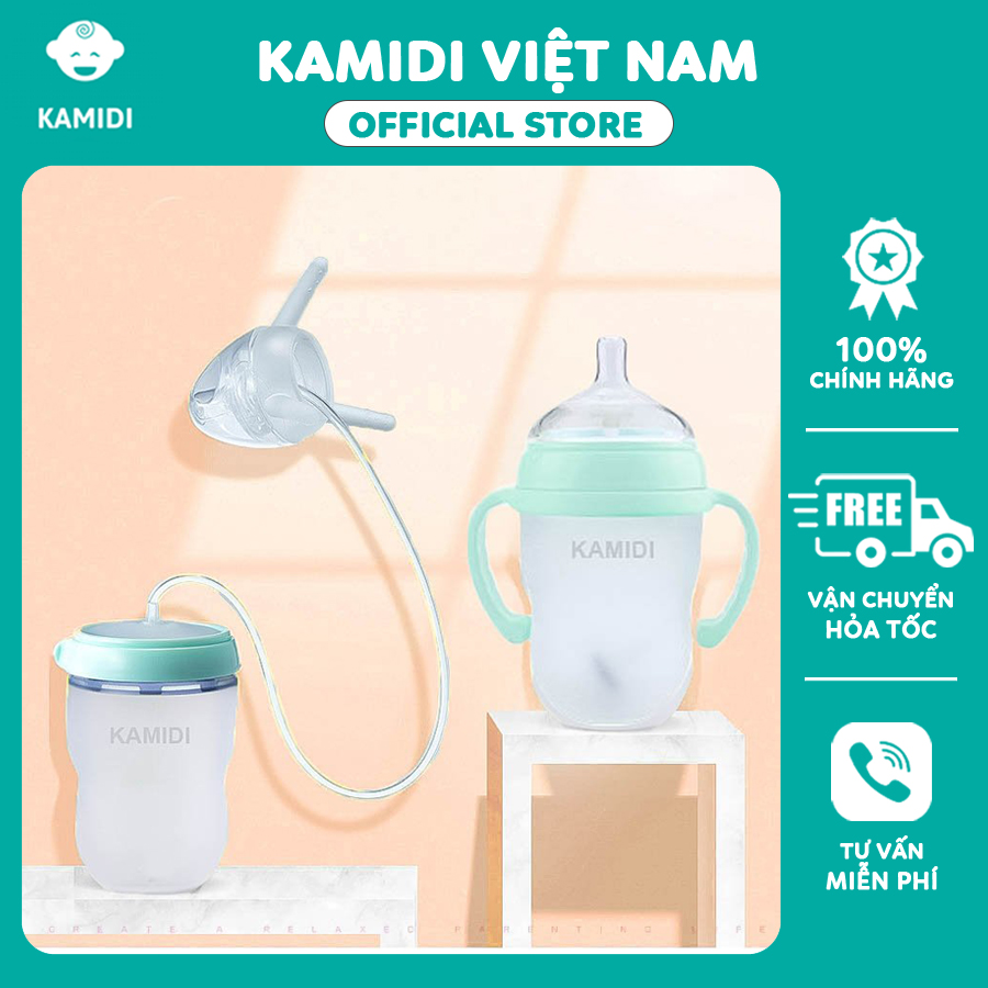 Bình sữa rảnh tay Kamidi Baby cao cấp CHÍNH HÃNG KAMIDI VIỆT NAM