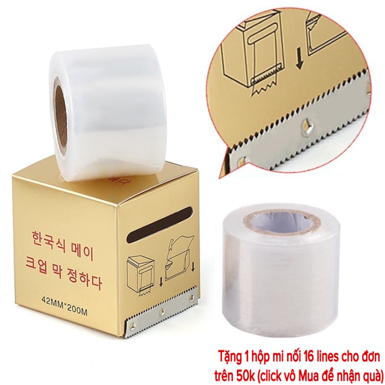 Cuộn ủ tê nối mi, phun xăm