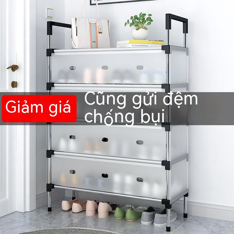 Giá để giày chống bụi, kệ giày 5 tầng giá để giày tủ đựng giày giá để giày bốn tầng đơn giản tại nhà nhiều lớp giá để giày nhiều tầng chống bụi