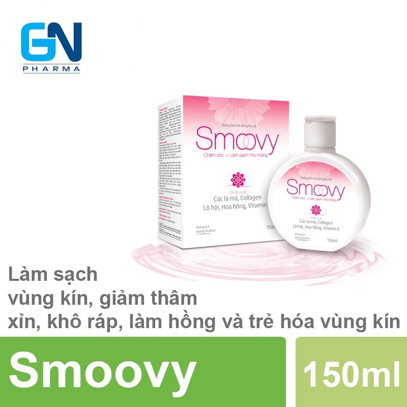 Dung dịch vệ sinh phụ nữ Smoovy, Smoovy Cool lọ 150ml