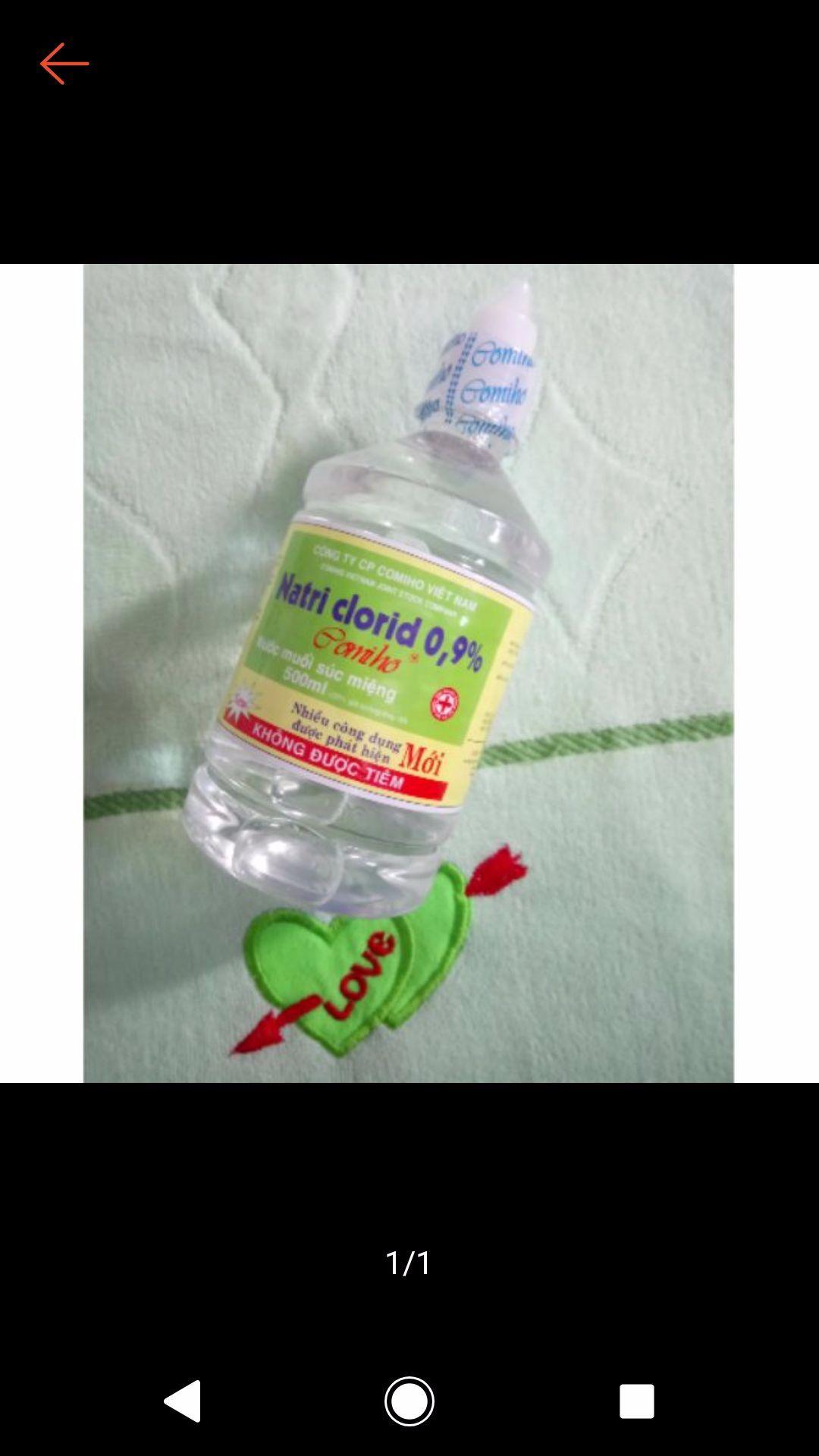 Nước muối súc miệng 500ml