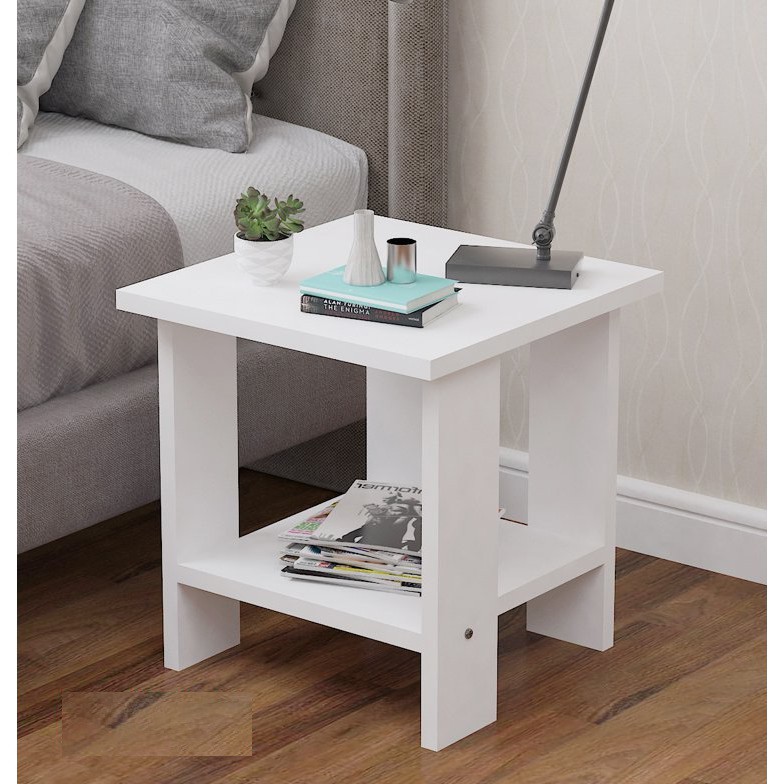 BÀN TRÀ NHỎ SOFA KÍCH THƯỚC 40X40 PHONG CÁCH BẮC ÂU LÀM BÀN TRÀ, KỆ ĐỂ ĐỒ ĐỂ ĐẦU GIƯỜNG GỌN GÀNG VÀ TIỆN LƠI