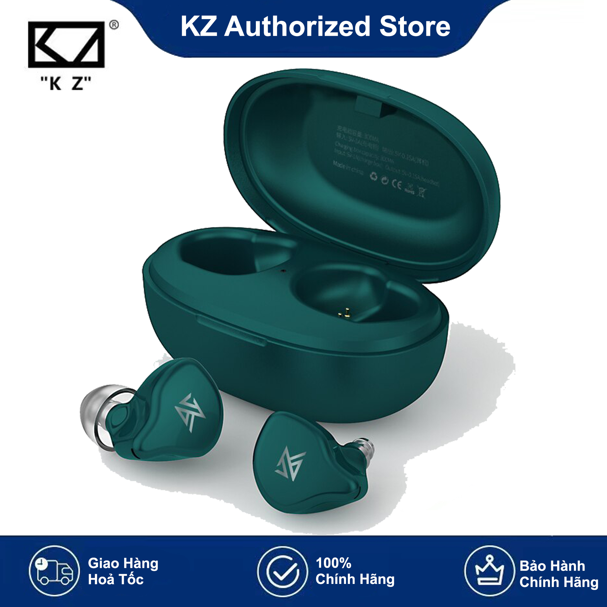 [HCM]Tai nghe True Wireless KZ S1/S1D bluetooth 5.0 điều khiển chạm chống ồn 4 Drivers