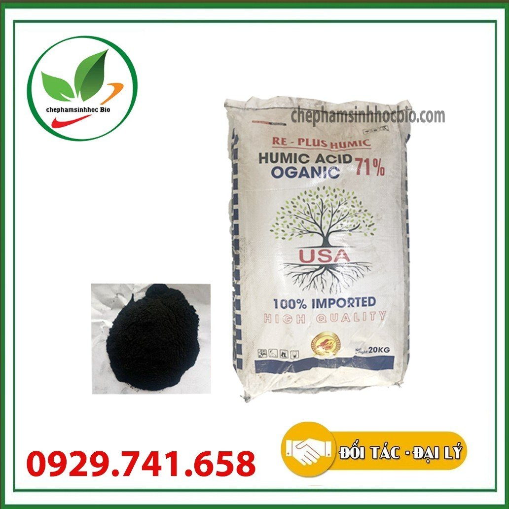Phân bón Kali Humate dạng bột. Bao 20kg