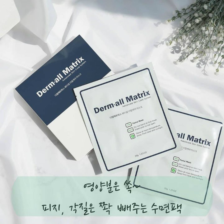 Mặt nạ Derm- All matrix nâng cơ- căng da tức thì, được sản xuất từ các thành phần lành tính, đảm bảo chất lượng như mô tả, an toàn cho người sử dụng