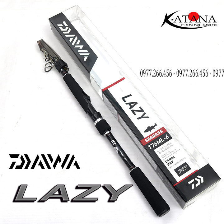 Cần lure du lịch daiwa lazy t76ml-6 - made in việt nam