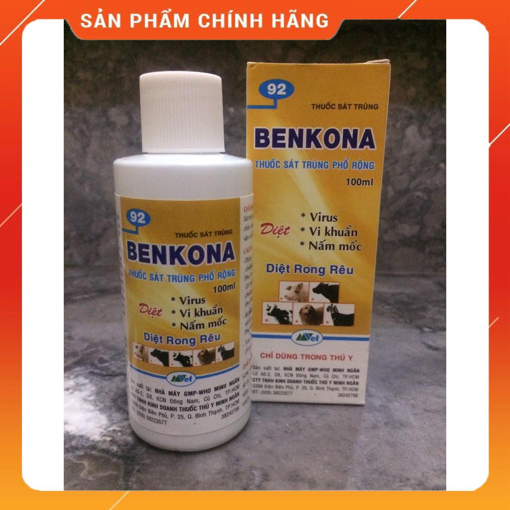 Benkona 100ml- chế phẩm sát khuẩn.