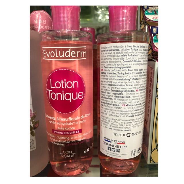 Nước hoa hồng evoluderm 250ml| hàng pháp|không đổi trả, cam kết hàng đúng mô tả, chất lượng đảm bảo an toàn đến sức khỏe người sử dụng