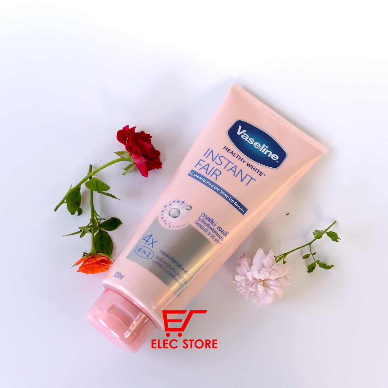 Dưỡng Thể Vaseline Healthy White Instant Fair Serum 4X Thái Lan