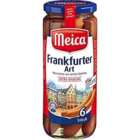 Xúc xích Meica Frankfurter 540g nhập khẩu Đức