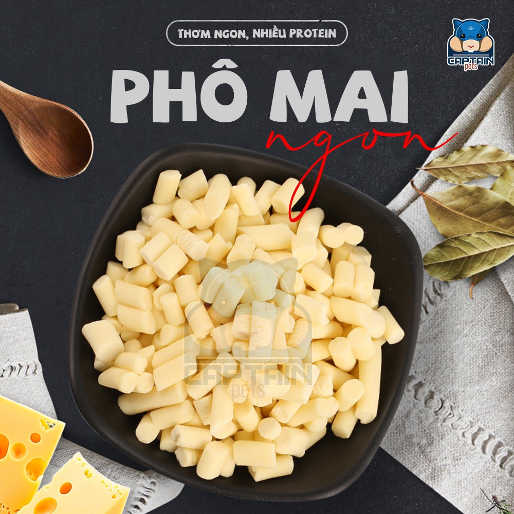 Đồ Ăn Vặt Cho Hamster - Phô mai cube - Bách hóa Hamster