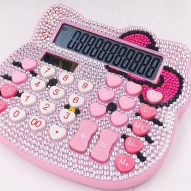 Máy tính Mèo Hello Kitty 12 số
