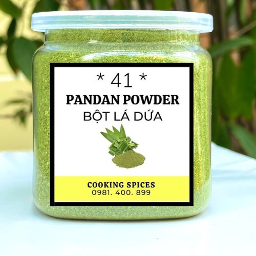 Bột lá dứa việt nam .